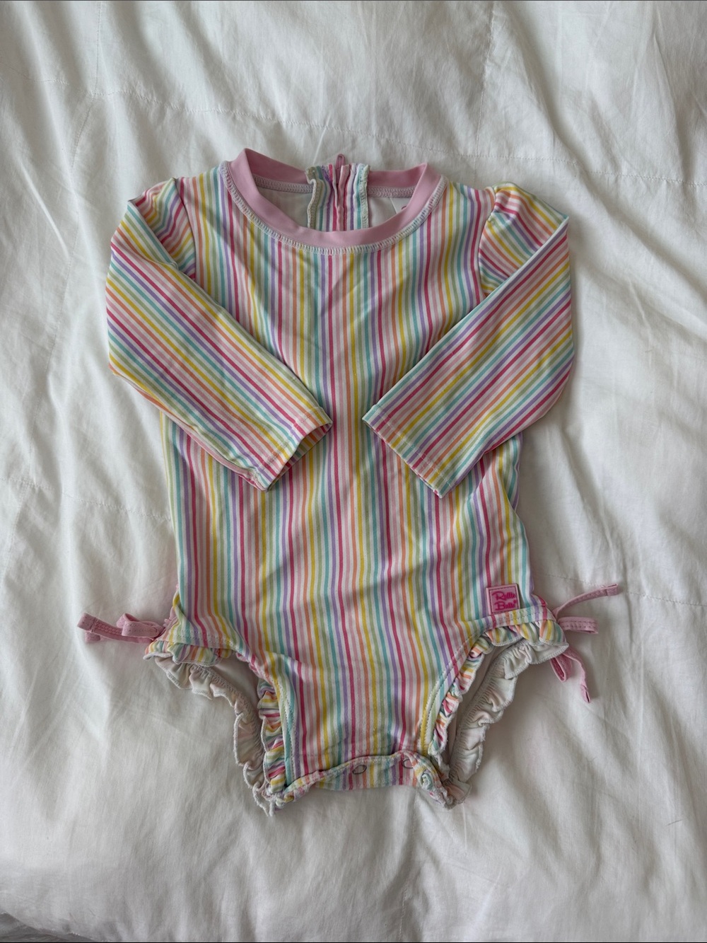 Ruffle Butts long sleeve swim size 18-24 months